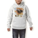 パーカー キッズ ホワイト グレー ブラック デザイン 110 130 150 parker hooded sweatshirt フーディ 白　黒　灰色 子供 男の子 女の子 003152 ひまわり　空　写真