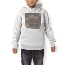 パーカー キッズ ホワイト グレー ブラック デザイン 110 130 150 parker hooded sweatshirt フーディ 白　黒　灰色 子供 男の子 女の子 003822 迷彩　カモフラ　模様