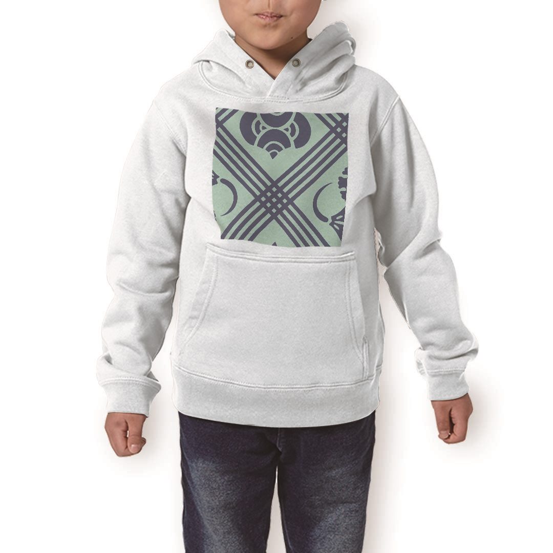 パーカー キッズ ホワイト グレー ブラック デザイン 110 130 150 parker hooded sweatshirt フーディ 白　黒　灰色 子供 男の子 女の子 003918 模様　チェック　青