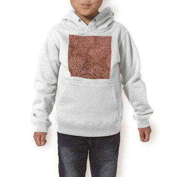 パーカー キッズ ホワイト グレー ブラック デザイン 110 130 150 parker hooded sweatshirt フーディ 白　黒　灰色 子供 男の子 女の子 004131 模様　エレガント　赤