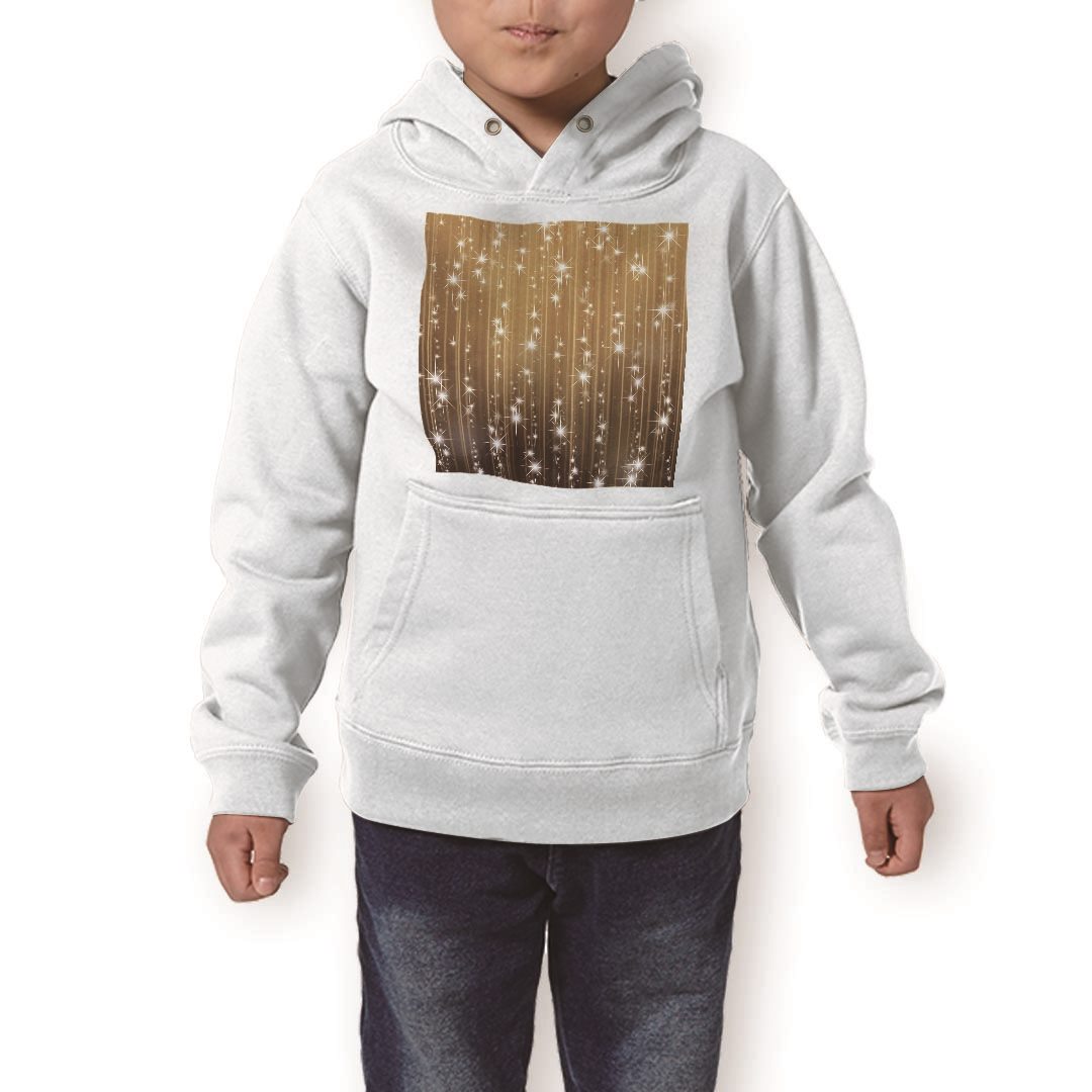 楽天kabeコレパーカー キッズ ホワイト グレー ブラック デザイン 110 130 150 parker hooded sweatshirt フーディ 白　黒　灰色 子供 男の子 女の子 004495 キラキラ　ゴールド　金