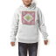 パーカー キッズ ホワイト グレー ブラック デザイン 110 130 150 parker hooded sweatshirt フーディ 白　黒　灰色 子供 男の子 女の子 004592 カラフル　模様