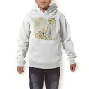 パーカー キッズ ホワイト グレー ブラック デザイン 110 130 150 parker hooded sweatshirt フーディ 白　黒　灰色 子供 男の子 女の子 004961 林檎　ポップ　カラフル