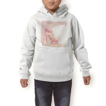 パーカー キッズ ホワイト グレー ブラック デザイン 110 130 150 parker hooded sweatshirt フーディ 白　黒　灰色 子供 男の子 女の子 005658 靴　ピンク　ヒール