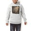 パーカー キッズ ホワイト グレー ブラック デザイン 110 130 150 parker hooded sweatshirt フーディ 白　黒　灰色 子供 男の子 女の子 005941 花　フラワー