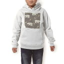 パーカー キッズ ホワイト グレー ブラック デザイン 110 130 150 parker hooded sweatshirt フーディ 白　黒　灰色 子供 男の子 女の子 050086