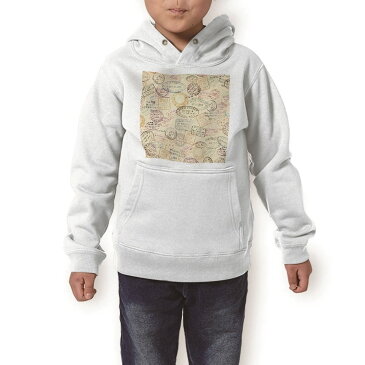 パーカー キッズ ホワイト グレー ブラック デザイン 110 130 150 parker hooded sweatshirt フーディ 白　黒　灰色 子供 男の子 女の子 006029 英語　文字　スタンプ