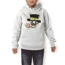 パーカー キッズ ホワイト グレー ブラック デザイン 110 130 150 parker hooded sweatshirt フーディ 白　黒　灰色 子供 男の子 女の子 006941 ドクロ　骸骨　薔薇