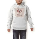 パーカー キッズ ホワイト グレー ブラック デザイン 110 130 150 parker hooded sweatshirt フーディ 白 黒 灰色 子供 男の子 女の子 007050 ハート 英語 文字(4)