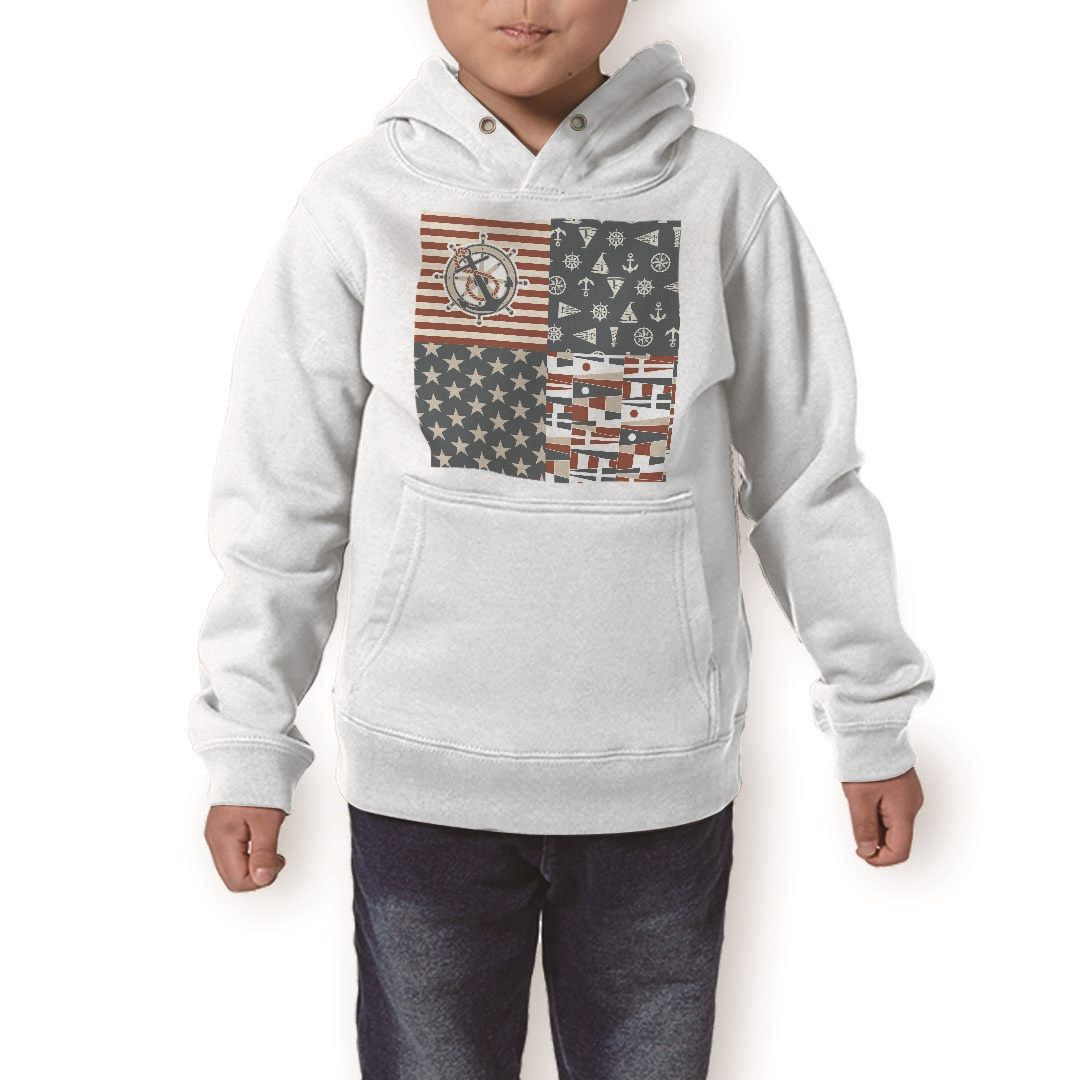 パーカー キッズ ホワイト グレー ブラック デザイン 110 130 150 parker hooded sweatshirt フーディ 白　黒　灰色 子供 男の子 女の子 007053 海　模様　イラスト