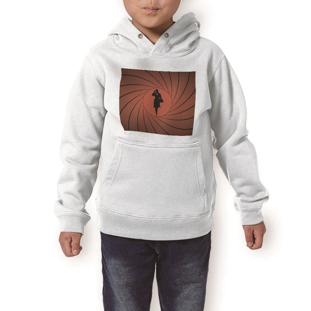 パーカー キッズ ホワイト グレー ブラック デザイン 110 130 150 parker hooded sweatshirt フーディ 白　黒　灰色 子供 男の子 女の子 007305 人物　赤　レッド　影