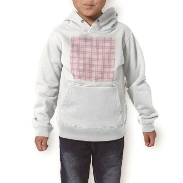 パーカー キッズ ホワイト グレー ブラック デザイン 110 130 150 parker hooded sweatshirt フーディ 白　黒　灰色 子供 男の子 女の子 007642 ピンク　チェック　模様