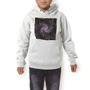 パーカー キッズ ホワイト グレー ブラック デザイン 110 130 150 parker hooded sweatshirt フーディ 白 黒 灰色 子供 男の子 女の子 008575 花 フラワー 青 ブルー ピンク(4)