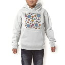 パーカー キッズ ホワイト グレー ブラック デザイン 110 130 150 parker hooded sweatshirt フーディ 白　黒　灰色 子供 男の子 女の子 008661 模様　カラフル