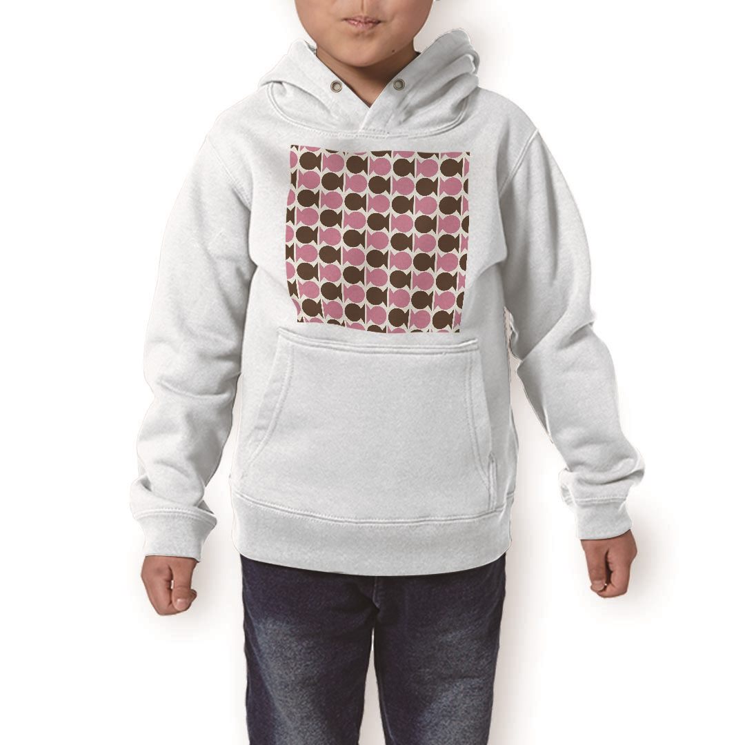パーカー キッズ ホワイト グレー ブラック デザイン 110 130 150 parker hooded sweatshirt フーディ 白　黒　灰色 子供 男の子 女の子 008930 ピンク　模様　茶色　ブラウン