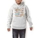 パーカー キッズ ホワイト グレー ブラック デザイン 110 130 150 parker hooded sweatshirt フーディ 白　黒　灰色 子供 男の子 女の子 009275 動物　キャラクター　フラワー