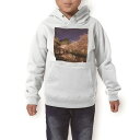 パーカー キッズ ホワイト グレー ブラック デザイン 110 130 150 parker hooded sweatshirt フーディ 白 黒 灰色 子供 男の子 女の子 009515 フラワー 桜 写真
