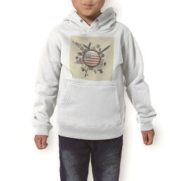 パーカー キッズ ホワイト グレー ブラック デザイン 110 130 150 parker hooded sweatshirt フーディ 白　黒　灰色 子供 男の子 女の子 009612 外国　国旗　風景