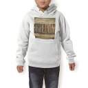 パーカー キッズ ホワイト グレー ブラック デザイン 110 130 150 parker hooded sweatshirt フーディ 白　黒　灰色 子供 男の子 女の子 009934 英語　文字　レトロ