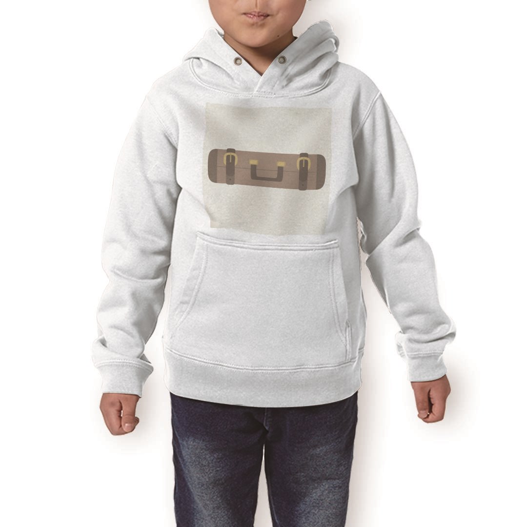 パーカー キッズ ホワイト グレー ブラック デザイン 110 130 150 parker hooded sweatshirt フーディ 白 黒 灰色 子供 男の子 女の子 010285 カバン ファッション 茶色