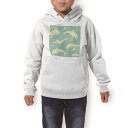 パーカー キッズ ホワイト グレー ブラック デザイン 110 130 150 parker hooded sweatshirt フーディ 白　黒　灰色 子供 男の子 女の子 010526 海　生き物　くじら