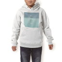 パーカー キッズ ホワイト グレー ブラック デザイン 110 130 150 parker hooded sweatshirt フーディ 白　黒　灰色 子供 男の子 女の子 011131 シロクマ　動物　水色