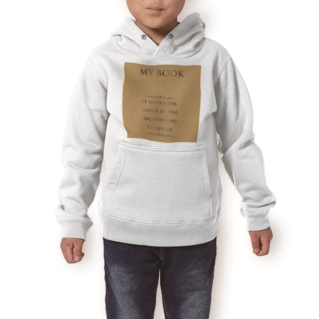 パーカー キッズ ホワイト グレー ブラック デザイン 110 130 150 parker hooded sweatshirt フーディ 白 黒 灰色 子供 男の子 女の子 011338 本 英語 黄色