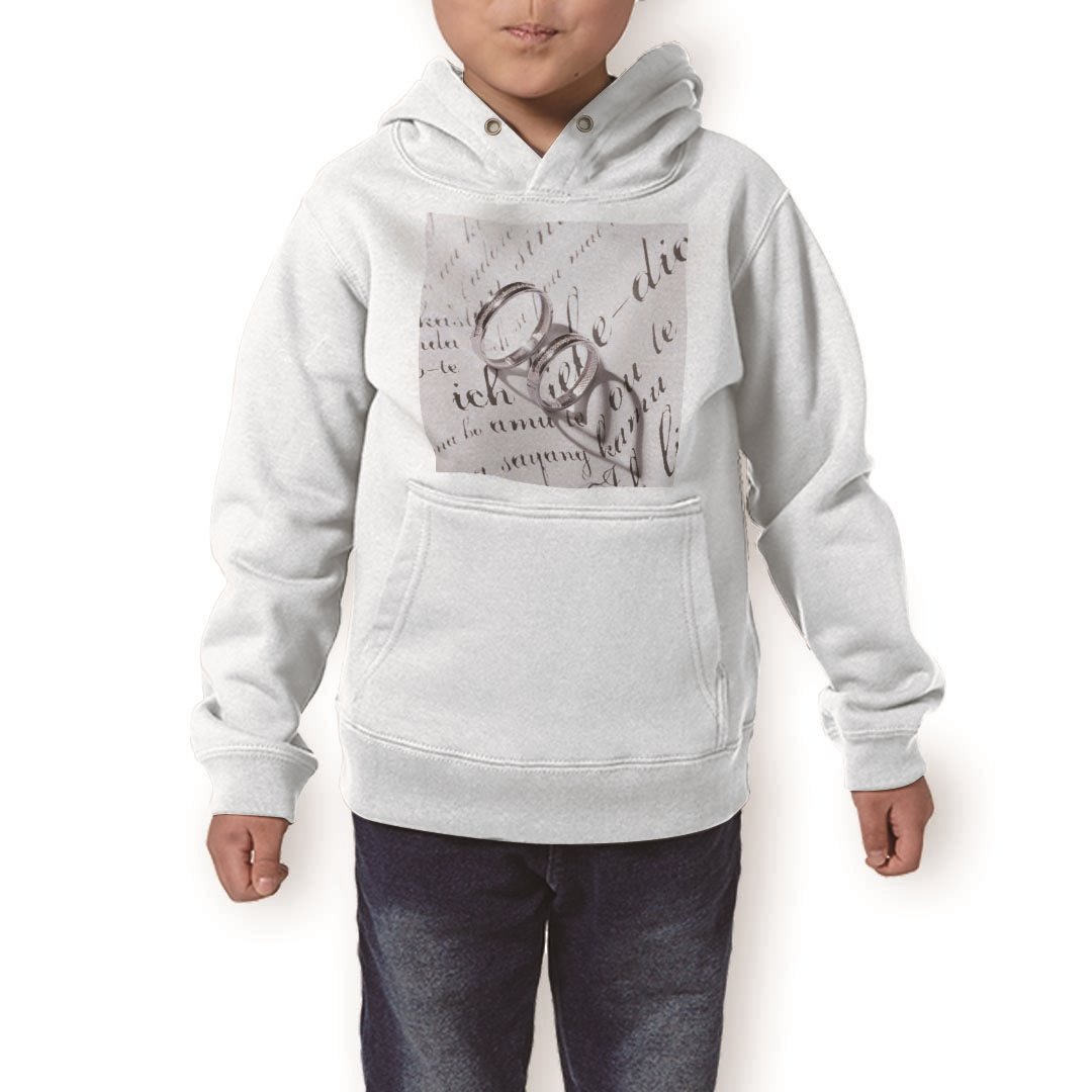 パーカー キッズ ホワイト グレー ブラック デザイン 110 130 150 parker hooded sweatshirt フーディ 白　黒　灰色 子供 男の子 女の..