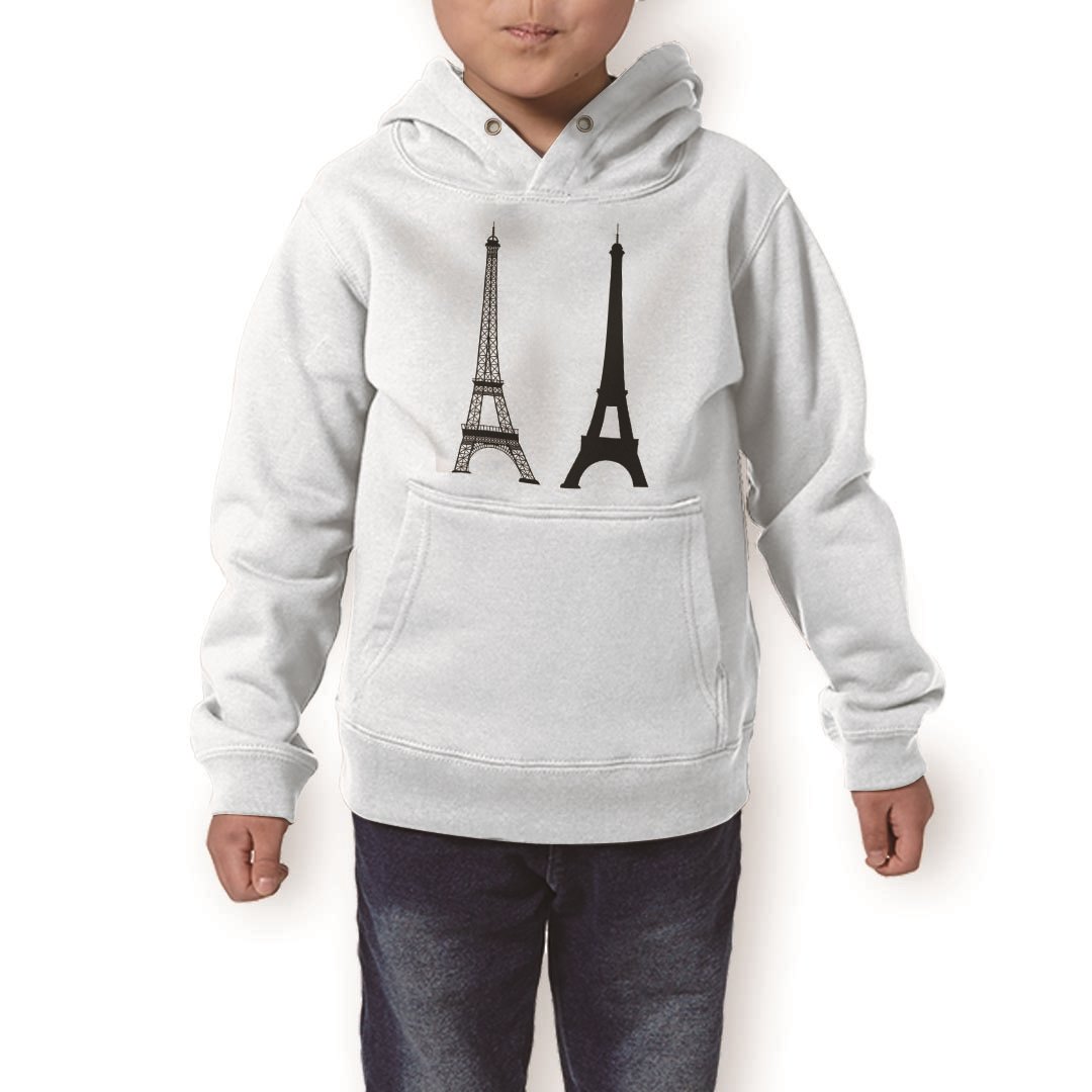 パーカー キッズ ホワイト グレー ブラック デザイン 110 130 150 parker hooded sweatshirt フーディ 白　黒　灰色 子供 男の子 女の子 上記で使用したデザインはこちら▼キッズパーカー全デザインはこちらから▼商品特徴・15000デザインから選べる！デザインパーカー！ ・洗濯も赤ちゃんにも安心なウェアプリント 　UltraChrome DGインクは洗濯に対しても色落ちが少なく、高い堅牢度が実証されています。・すっきりとしたシルエットでスマートに着こなせるプルオーバーパーカーです。 素材 綿　100％ 裏パイル　※キッズサイズはフードひもはついておりません。 注意事項画像はサンプルですので、パーカーの大きさが若干異なる場合があります。ご覧の環境によっては多少色味に違いを感じる場合がございます。 デザイン部分の色合いはパーカーの色によって異なりますので、商品画像をお確かめください。イメージと違った、モニターと色味が異なるという理由での交換や返金はご対応出来かねます。 写真のカラーは可能な限り実際の商品に色味を近づけていますが、WEBの性質上ご使用のパソコンの設定や環境でカラーが若干異なります。 ご注文後に1点1点制作する受注生産品のため、不良品以外のご返品や交換は固くお断り致します。 選択間違いも保証対象外となりますため、ご注文の際は必ずサイズやカラーをご確認下さい。洗濯の際は、商品の色あせを避けるため手洗いをおすすめします。 つけ置き洗いは避けてください。 タンブラー乾燥はお控えください。 印刷範囲について パーカーのサイズによって印刷範囲が異なります。110cmサイズは上記の参考画像をお確かめのください。 発送について完全受注生産のハンドメイド商品となりますので、既製品と比べて発送までお時間を頂いています。 基本的に決済確認後、最大で10営業日での発送となります。繁忙期や休業日明けの場合はさらに時間がかかる場合があります。 その際には別途メールにてご連絡致します。メール便の場合、発送日から到着までに2〜4日ほどかかる場合が多く、紛失などの保障もご対応できかねます。あらかじめご了承下さい。