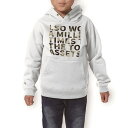 パーカー キッズ ホワイト グレー ブラック デザイン 110 130 150 parker hooded sweatshirt フーディ 白 黒 灰色 子供 男の子 女の子 011603 迷彩 カモフラ 英語