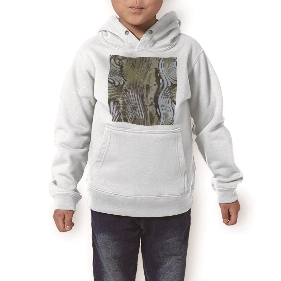 パーカー キッズ ホワイト グレー ブラック デザイン 110 130 150 parker hooded sweatshirt フーディ 白　黒　灰色 子供 男の子 女の子 011625 模様　緑　水面