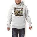 パーカー キッズ ホワイト グレー ブラック デザイン 110 130 150 parker hooded sweatshirt フーディ 白　黒　灰色 子供 男の子 女の子 011793 外国　車　写真