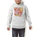 パーカー キッズ ホワイト グレー ブラック デザイン 110 130 150 parker hooded sweatshirt フーディ 白　黒　灰色 子供 男の子 女の子 011909 和柄　赤　和