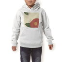 パーカー キッズ ホワイト グレー ブラック デザイン 110 130 150 parker hooded sweatshirt フーディ 白　黒　灰色 子供 男の子 女の子 011967 椿　花　和