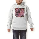 パーカー キッズ ホワイト グレー ブラック デザイン 110 130 150 parker hooded sweatshirt フーディ 白　黒　灰色 子供 男の子 女の子 012429 ドット　ボーダー　ピンク