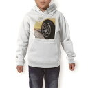 パーカー キッズ ホワイト グレー ブラック デザイン 110 130 150 parker hooded sweatshirt フーディ 白 黒 灰色 子供 男の子 女の子 012610 車 写真 黄色(4)