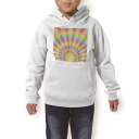 パーカー キッズ ホワイト グレー ブラック デザイン 110 130 150 parker hooded sweatshirt フーディ 白　黒　灰色 子供 男の子 女の子 013897 虹色　レインボー