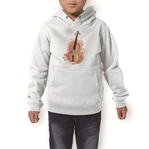 パーカー キッズ ホワイト グレー ブラック デザイン 110 130 150 parker hooded sweatshirt フーディ 白 黒 灰色 子供 男の子 女の子 014111 音楽 楽器 ミュージック