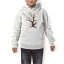 パーカー キッズ ホワイト グレー ブラック デザイン 110 130 150 parker hooded sweatshirt フーディ 白　黒　灰色 子供 男の子 女の子 014715 木　植物