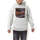 パーカー キッズ ホワイト グレー ブラック デザイン 110 130 150 parker hooded sweatshirt フーディ 白 黒 灰色 子供 男の子 女の子 014989 景色 夜景 風景 写真 遊園地(4)