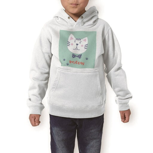 パーカー キッズ ホワイト グレー ブラック デザイン 110 130 150 parker hooded sweatshirt フーディ 白 黒 灰色 子供 男の子 女の子 016228 猫 イラスト パーカー キッズ ホワイト グレー ブラック デザイン 110 130 150 parker hooded sweatshirt フーディ 白 黒 灰色 子供 男の子 女の子 016228 猫 イラスト