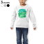 トレーナー キッズ 子供 長袖 ホワイト グレー ブラック デザイン 110 130 150 sweatshirt　trainer　白　黒　灰色　裏パイル　スウェット　スエット 015349 英字