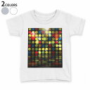 tシャツ キッズ 半袖 白地 デザイン 90 100 110 120 130 140 150 Tシャツ ティーシャツ T shirt 000024 カラフル ダンス きらきら