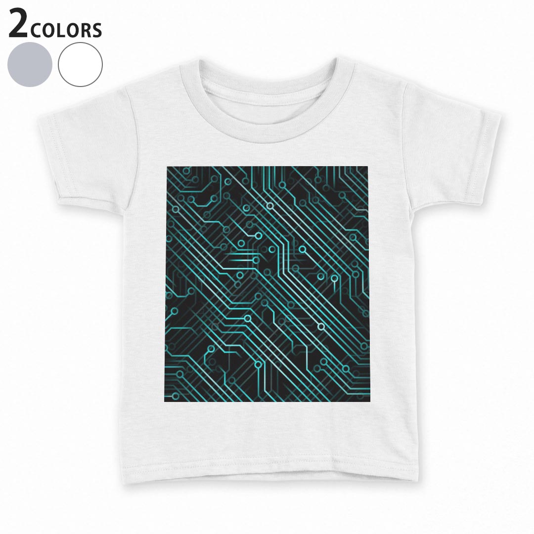 Rakuten - tシャツ キッズ 半袖 白地 デザイン 90 100 110 120 130 140 150 Tシャツ ティーシャツ T shirt 000437 デジタル　青