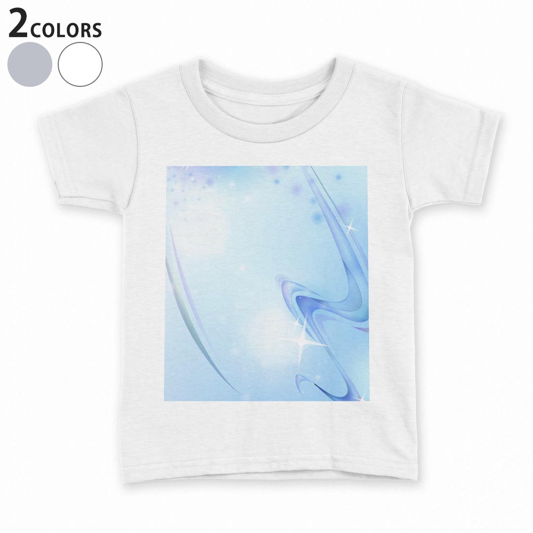 Other - tシャツ キッズ 半袖 白地 デザイン 90 100 110 120 130 140 150 Tシャツ ティーシャツ T shirt 001766 水面　キラキラ