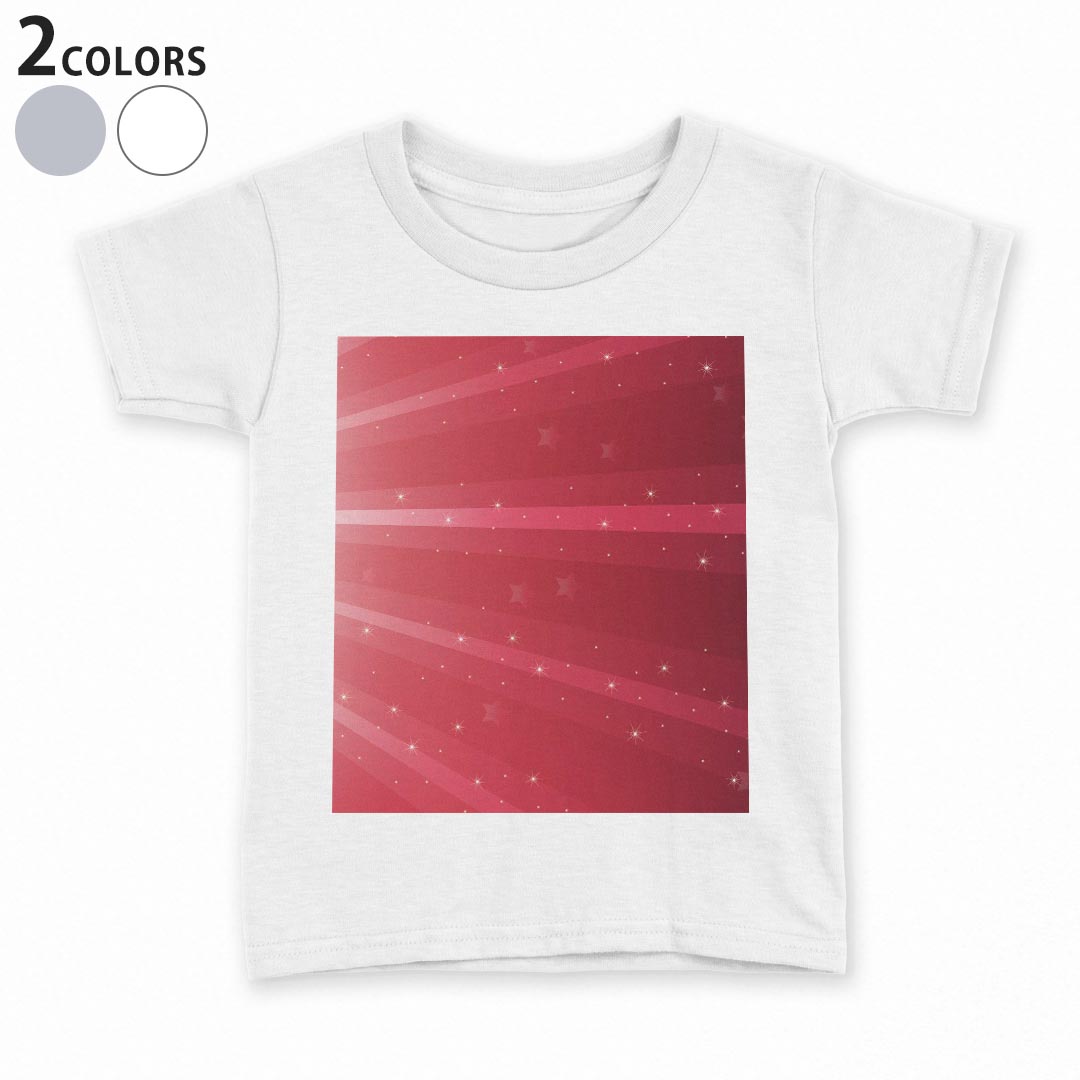 tシャツ キッズ 半袖 白地 デザイン 110 120 130 140 150 Tシャツ ティーシャツ T shirt 001938 シンプル　ピンク