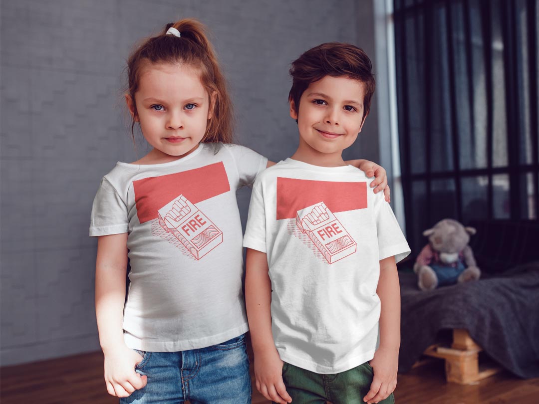 tシャツ キッズ 半袖 白地 デザイン 160 サイズ Tシャツ ティーシャツ T shirt 016143 たばこ　分煙