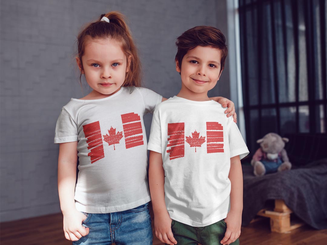 tシャツ キッズ 半袖 白地 デザイン 150 サイズ Tシャツ ティーシャツ T shirt 018413 canada カナダ 2