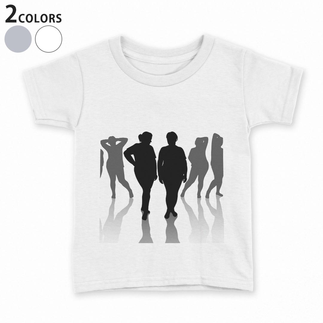 T-Shirts （Short Sleeve） - tシャツ キッズ 半袖 白地 デザイン 90 100 110 120 130 140 150 Tシャツ ティーシャツ T shirt 002604 人物　シンプル