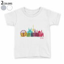 tシャツ キッズ 半袖 白地 デザイン 90 100 110 120 130 140 150 Tシャツ ティーシャツ T shirt 031739 ウィーン 観覧車 オーストラリア(4)